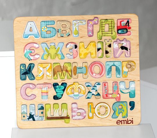 Азбука с картинками Украинская