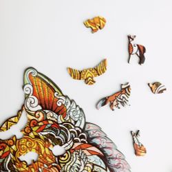 Деревянный пазл "Wild Wolf"