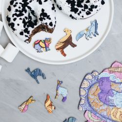 Деревянный пазл "Indian Elephant"