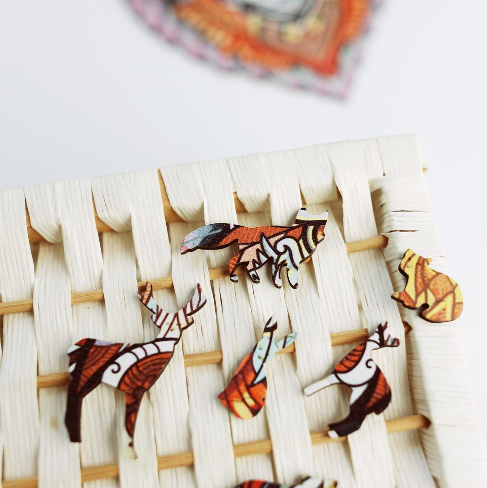 Деревянный пазл "Forest Bear"