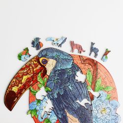 Деревянный пазл "Mystical Toucan"