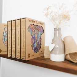 Деревянный пазл "Indian Elephant"