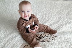 Деревянная азбука украинский язык (размер макси)