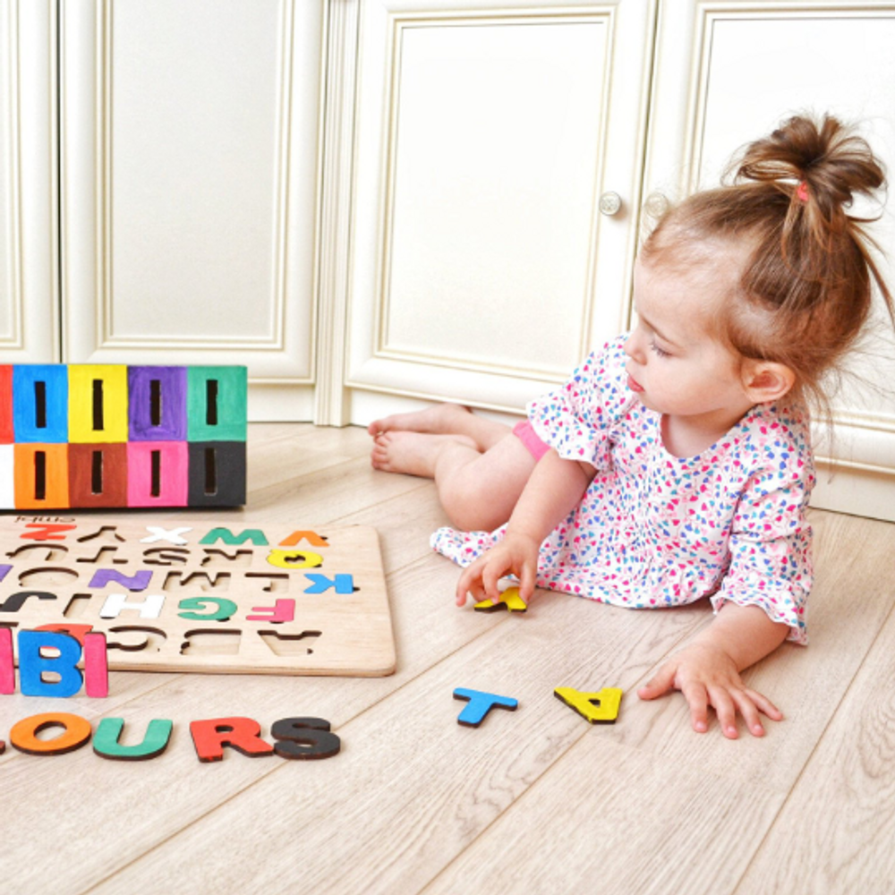 Деревянная азбука немецкий язык (размер макси)