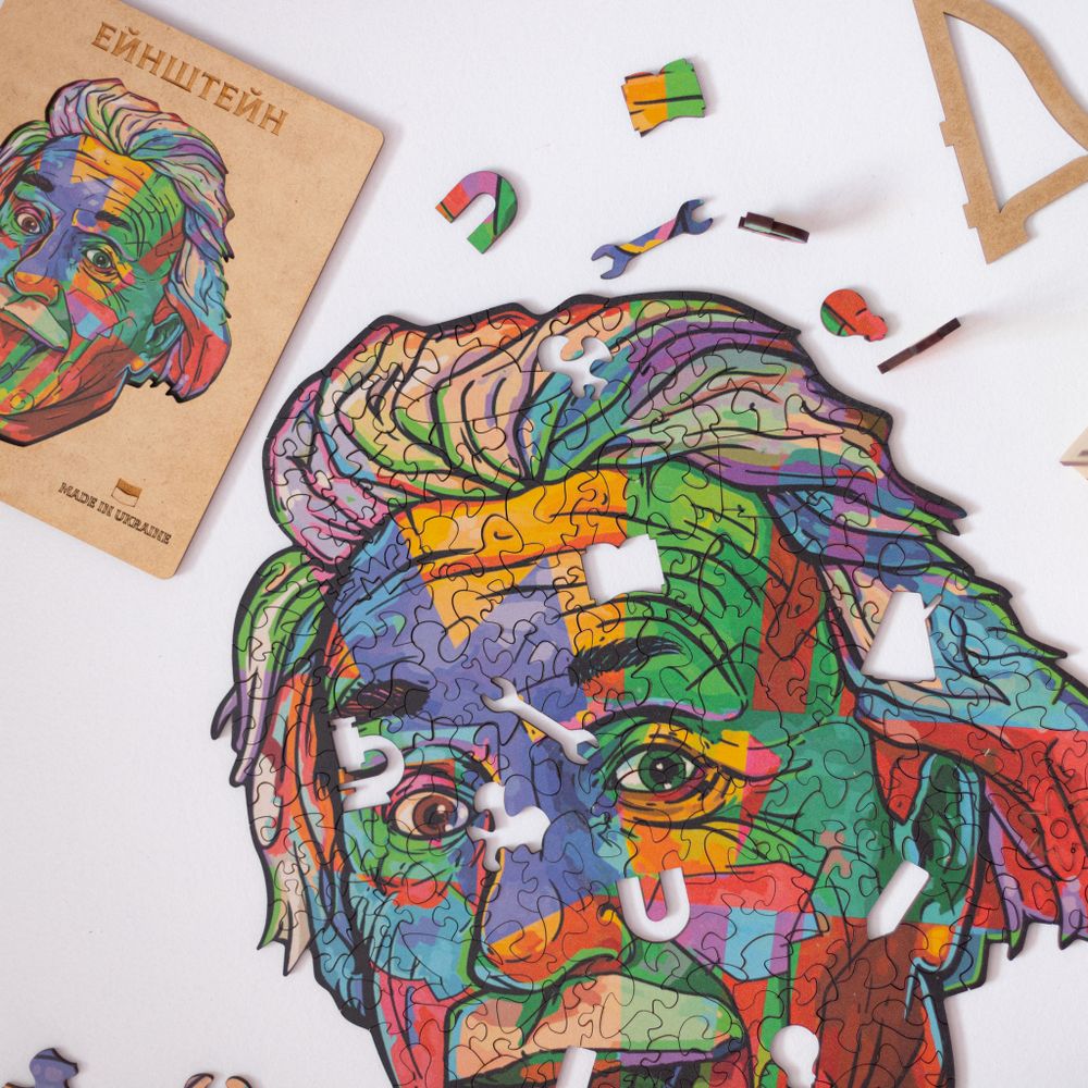 Деревянный пазл "Эйнштейн"