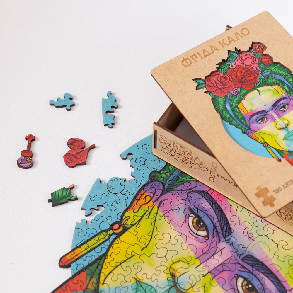 Деревянный пазл "Фрида"