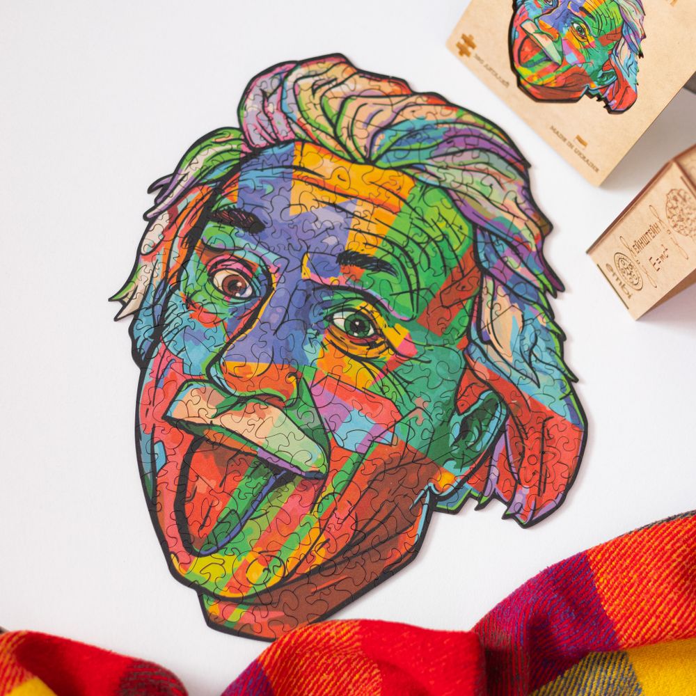 Деревянный пазл "Эйнштейн"