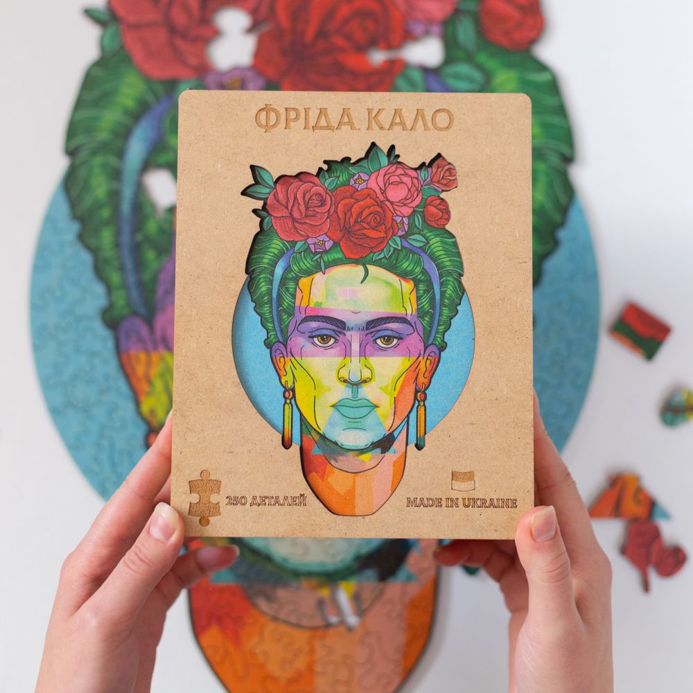 Деревянный пазл "Фрида"