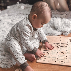 Деревянная азбука украинский язык (размер макси)