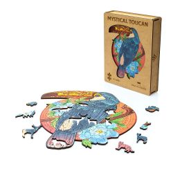 Деревянный пазл "Mystical Toucan"