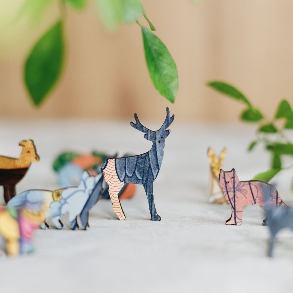 Деревянный пазл "Mystical Toucan"