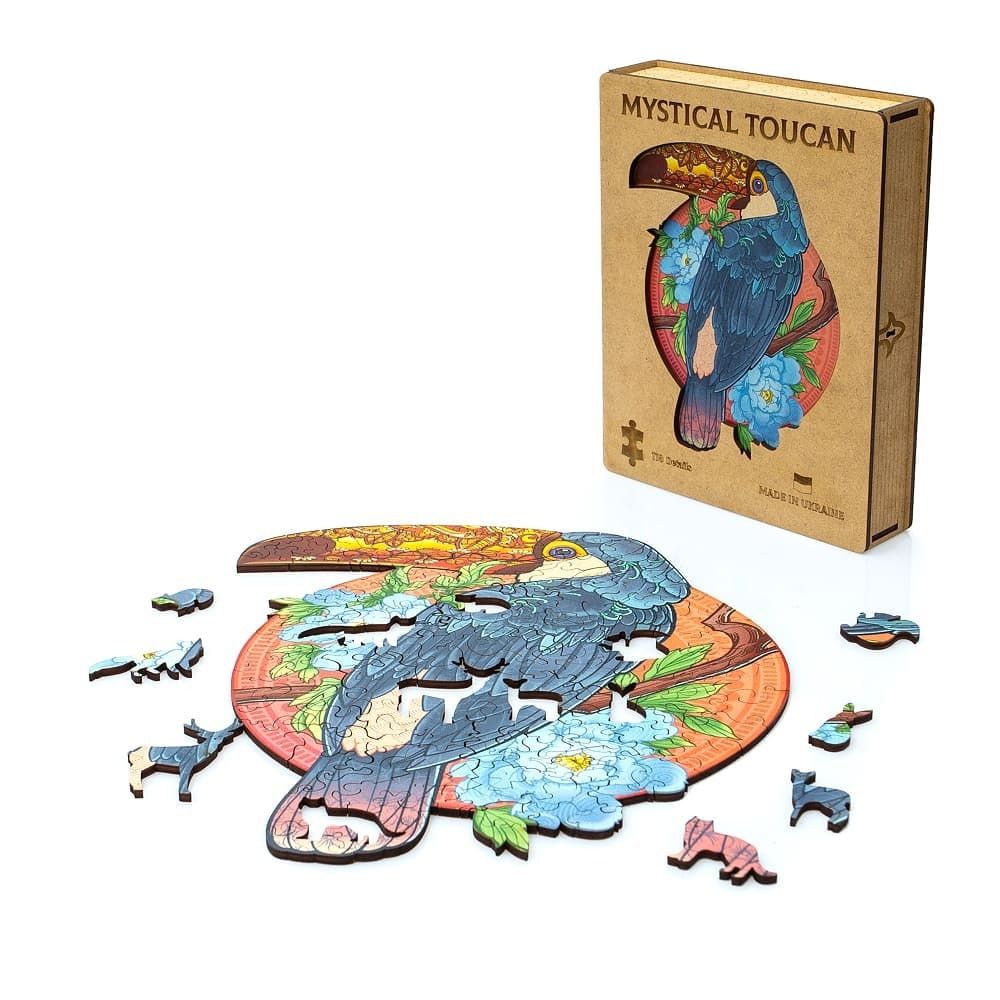 Деревянный пазл "Mystical Toucan"
