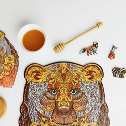 Деревянный пазл "Forest Bear"